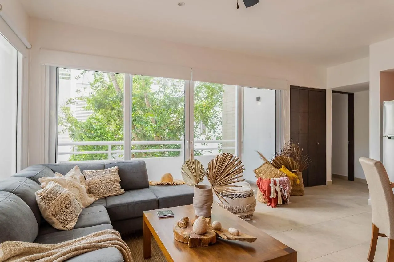 Quiet 2Br In Tulum With Pool Spacious Patio Gym 0*,  Mexico